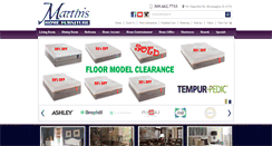 Desktop Screenshot of martinshomefurniture.com
